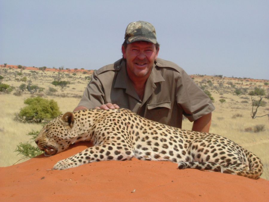 Leopard hunting Namibia